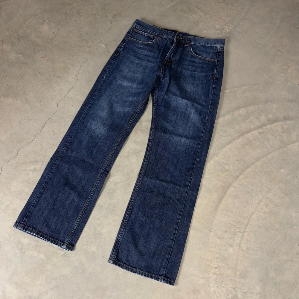 Vintage DC Shoes‎ Loose Miner Jeans Mens 34 Blue Baggy Skater Streetwear